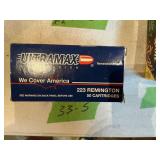 ULTRAMAX .223 1 BOX OF 50