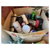 BOX-CUPS, THERMOS,BOTTLES, HOT/COLD CUPS ETC
