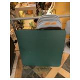 CARD TABLE SET 1 TABLE +  4 CHAIRS