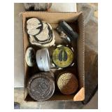 AFRICAN HAND CARVED COASTERS- ELEPHANT COASTERS