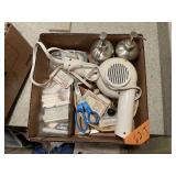 BATHROOM LOT-SUPPLIES, HAIR DRYER, ETC