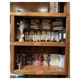 VHS TAPES-2 SHELVES