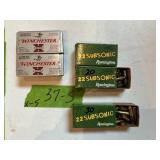 WINCHESTER, REMINGTON, SUBSONIC AMMO SEE DETAILS