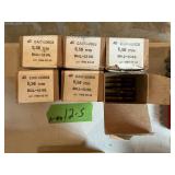 PORTUGUESE 5.56 5 BOXES 40, 1 PARTIAL 11