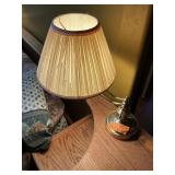 BRASS TABLE LAMPS, X2