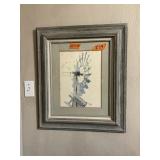 WINDMILL PICTURE, DAN MERRELL SIGNED, 24"X28"