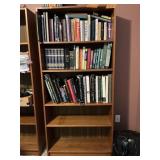 BOOK SHELF, W ADJUSTABLE SHELVES, 69"X32"X12"