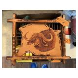 BUFFALO LEATHER PICTURE