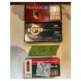 MONARCH/PPU/S&B .380 AUTO 3 BOXES OF 50
