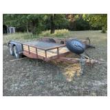 UTILITY TAILER-16FTX82" W TITLE