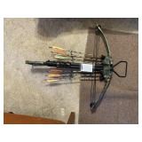 BARNETT QUAD 300 CROSSBOW W 11 BOLTS, RINO SCOPE