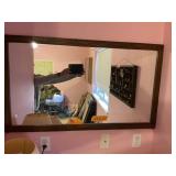 WALL MIRROR, 42"X24"