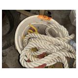 LARGE DOUBLE PULLY SET UP-ROPE
