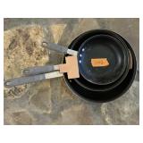 3 TRAMONTINE SKILLETS