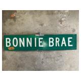BONNIE BRAE-SIGN