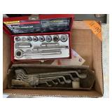 STANLEY SOCKET SET, WRENCHES