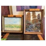 2 OIL PAINTINGS, 1 GROSH, 1 MARY SHOAF