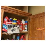 LAUNDRY SOUP + CLEANING SUPPLIES SHELF