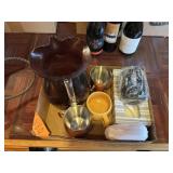 COPPER CUPS + PITCHER