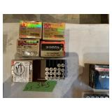 HORNADY .357 MAG, 3 BOXES OF 25, PARTIAL 17, ETC