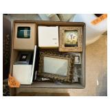 LOT PICTURE FRAMES, COFFEE CUPS