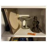 CLARK FIGURINE AND POTTERY BOWL