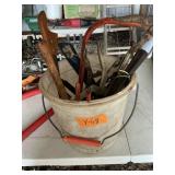 TOOLS-VICE GRIP-SAW-PIPE WRENCH-OIL FILTER WRENCH