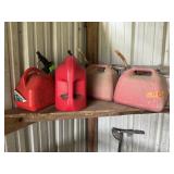 LOT OF 4 GAS CANS