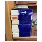 ROYAL DAULTON BLUEBERRY DISHES 7 SETS