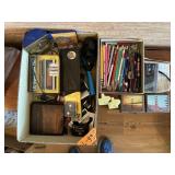 BOX-ALARM CLOCKS, GE RADIO, ETC