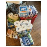 LARGE BOX OF BATHROOM TISSUE/TOILET PAPER