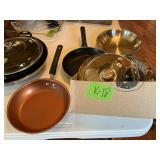 SMALL SKILLETS, COPPER WARE