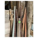 STEEL POST + BOOMER, 5 T POSTS