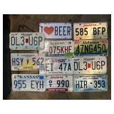 LICENSE PLATES X10