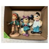 MICKY+MINNIE FIGURINES X 3