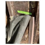 CONTENTS OF CORNER- WIRE, BUCKETS ETC