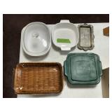 PYREX BAKING DISHES LOT OF 4