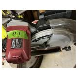 CHICAGO ELEC. DOUBLE BEVEL SLIDING COMP. MITER SAW