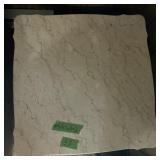 VINTAGE SQUARE MARBLE TOP END TABLE