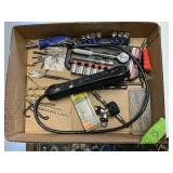 TOOLS, SOCKET SET, DRILL BITS, FLAT FULL