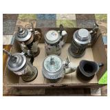 STEINS + PITCHERS LOT OF 6