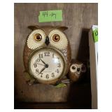 NEW HAVEN QUARTZ OWL CLOCK