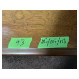 VINTAGE 2 DRAWER BEDSIDE CHEST TABLE