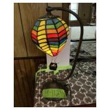 TIFFANY STYLE LAMP-HOT AIR BALLOON