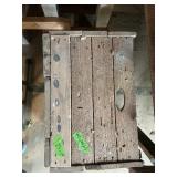 WOOD CRATE, 24.5"X28"X17"D