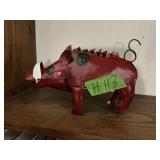 METAL RAZORBACK, 11"X6"