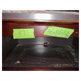 BLACK WOODEN ENTERTAINMENT STABD 54"X32"