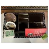 DESK ORGANIZER, COASTERS, CARDS