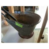 COAL BUCKET + SHOVEL