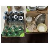 WINE GLASSES + DISHES 2 FLATS